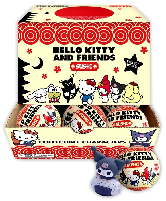 Hello Kitty & Friends Sushi Figure Blind Capsules CDU